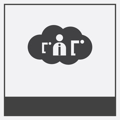  icon isolated on white background