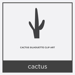 Fototapeta na wymiar cactus icon isolated on white background