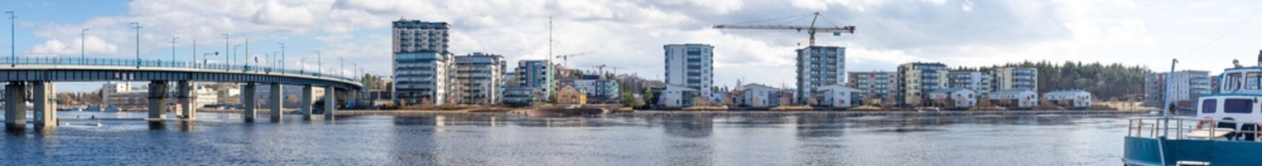 Fototapeta na wymiar Joensuu, Finland Panorama