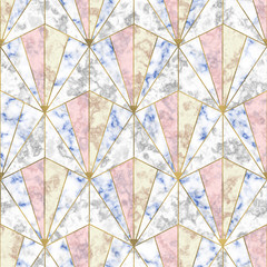pattern with marble