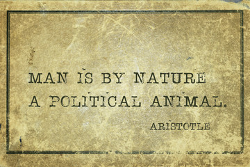 political animal Aristotle