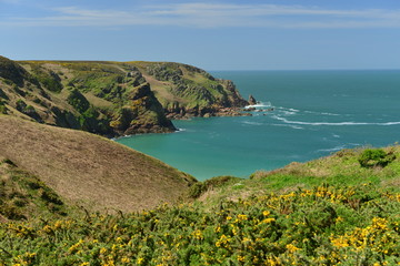 Plemont Bay, Jersey, U.K.
Coastline in Spring.