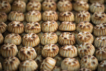 pâtisserie orientale en gros plan