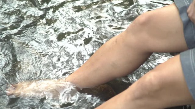 foot spa in hot springs