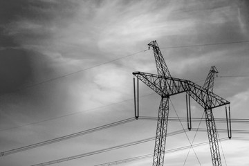 High stability of the country is the development of the Electric Power. Landscape with elements of...
