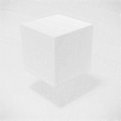 flying cube - CG image