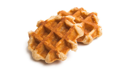 Dutch waffles isolated