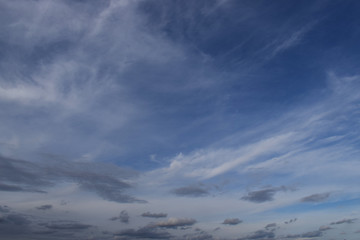 the sky in the daytime, the dark sky before the rain with clouds