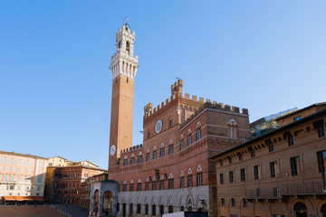 Fototapeta na wymiar Siena day view, Tuscany, Italy