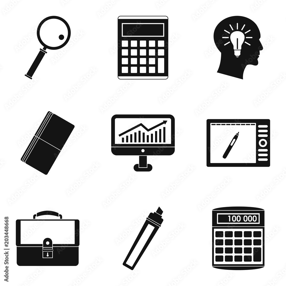 Poster home place icons set. simple set of 9 home place vector icons for web isolated on white background