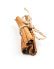 Dry Cinnamon Sticks Isolated