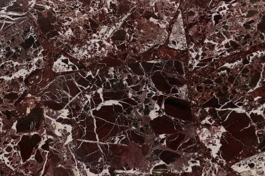 Red marble. Texture.
