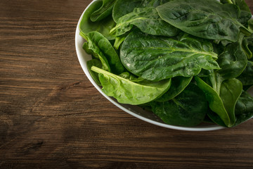 Fresh Spinach Leaves