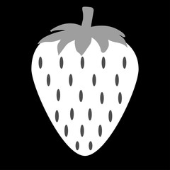 Black and white Strawberry