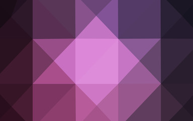 Fototapeta premium Dark Pink vector abstract polygonal template.
