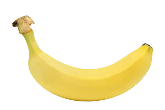 Banana tropical exotic fruit isolated