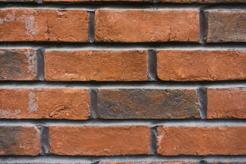 Obraz premium Closeup brown brick wall