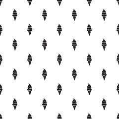 Vanilla ice cream pattern vector seamless repeating for any web design