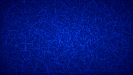 Abstract background of lines or scratches in blue colors.