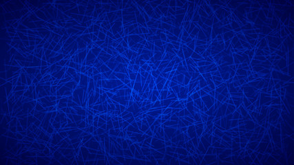 Abstract background of lines or scratches in blue colors.