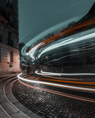 LightPainting Bus MontMartre Paris