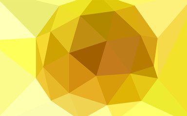 Light Orange vector abstract mosaic background.