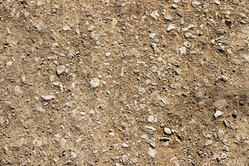 Dry stone soil. Drought. Texture.