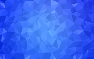 Light BLUE vector abstract mosaic background.