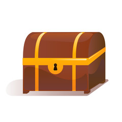 treasure chest vector illustration