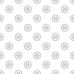 Fototapeta na wymiar Biscuits pattern vector seamless repeating for any web design
