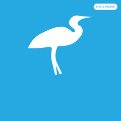  icon isolated on blue background