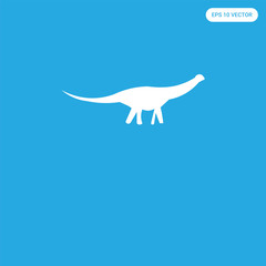  icon isolated on blue background