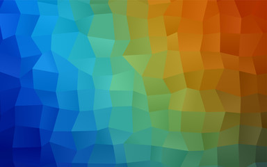 Fototapeta premium Dark Multicolor vector Abstract mosaic background.