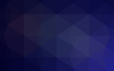 Obraz premium Dark Purple vector shining triangular backdrop.