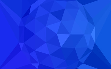 Obraz premium Light BLUE vector abstract polygonal pattern with a gem in a centre.