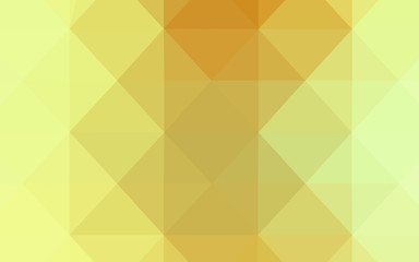 Obraz premium Light Green, Yellow vector shining triangular backdrop.