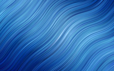 Fototapeta premium Light BLUE vector pattern with bent ribbons.
