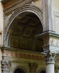 Renaissance Vault and Column, Florence, Italy