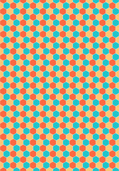 Seamless Hexagon Pattern Honeycomb Texture