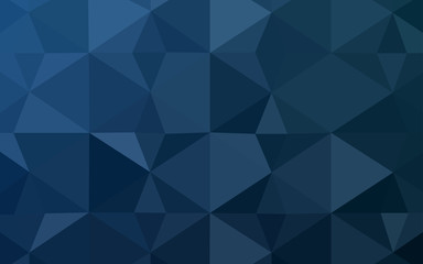 Obraz premium Light BLUE vector shining triangular backdrop.