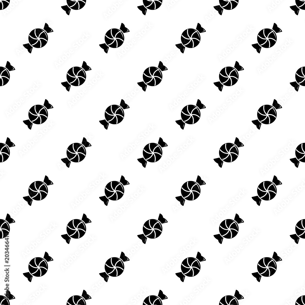 Poster round candy pattern vector seamless repeating for any web design