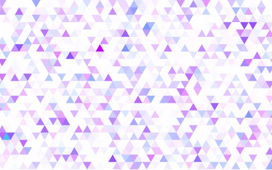 Fototapeta premium Jasnoniebieski trójkąt tło mozaika wektor.