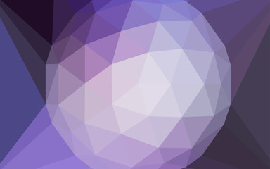 Light Purple vector abstract polygonal pattern with a gem in a centre.