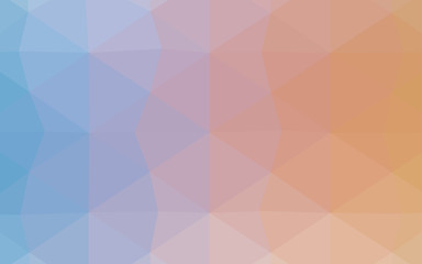 Obraz premium Light Pink, Yellow vector polygonal template.