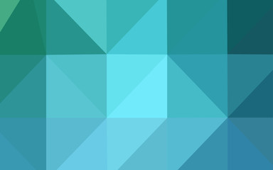 Light BLUE vector blurry triangle pattern.