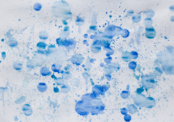 Blue Watercolor,texture on aBackground