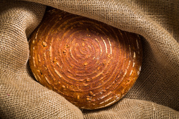 Bread on a jute
