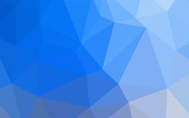 Light Blue, Yellow vector polygon abstract layout.