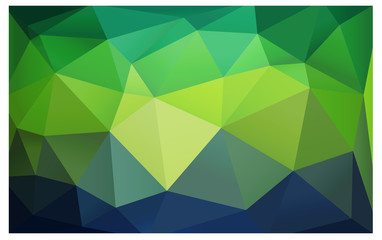 Light Blue, Green vector Abstract mosaic background.