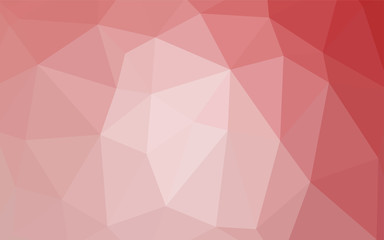 Light Pink vector blurry triangle template.